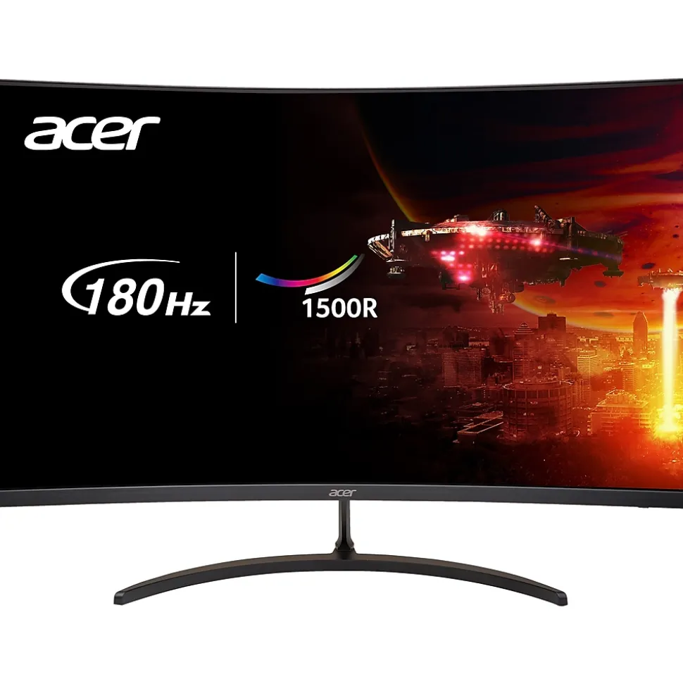 Nitro 31.5" Curved FHD 180 Hz LCD Gaming Monitor, Black (EDS320Q S3BIIPX) | Acer Best