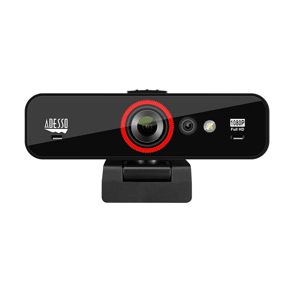 CyberTrack F1 HD 1920 x 1080 Webcam, 2.1 Megapixel, Black (CyberTrack F1) | Adesso Sale