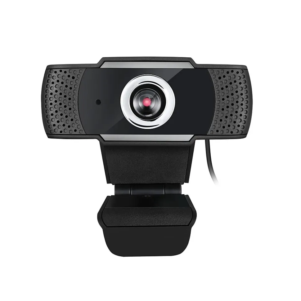 CyberTrack HD 1920 x 1080 USB Webcam with Built-in Microphone, TAA Compliant, 2.1 Megapixels, Black (CyberTrack H4-TAA) | Adesso Discount