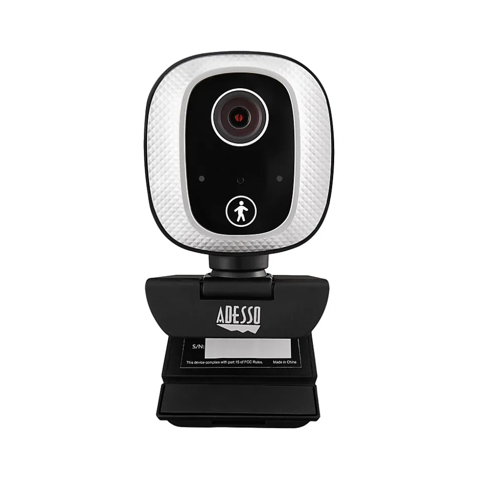 CyberTrack M1 HD 1080p Webcam, 2.1MP, Black (CYBERTRACK M1) | Adesso Flash Sale