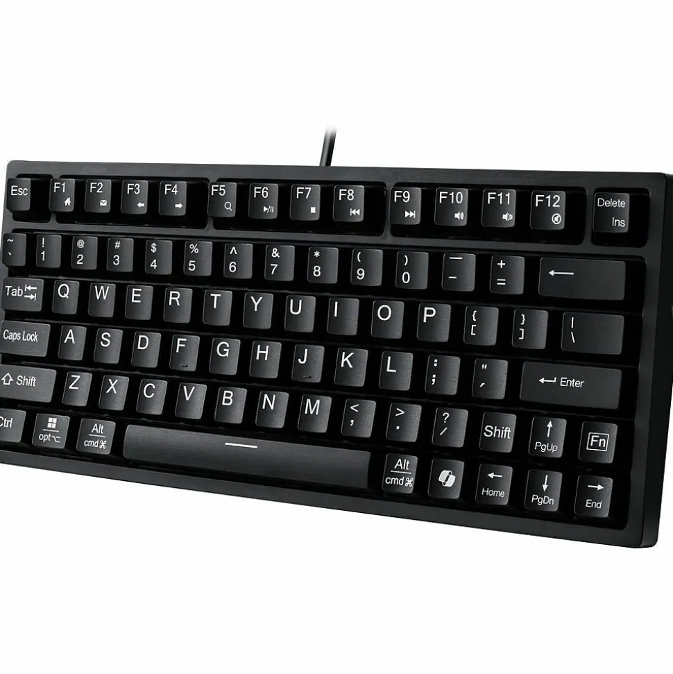 EasyTouch 610 Mechanical Compact Keyboard, Black (AKB-610UB) | Adesso Clearance