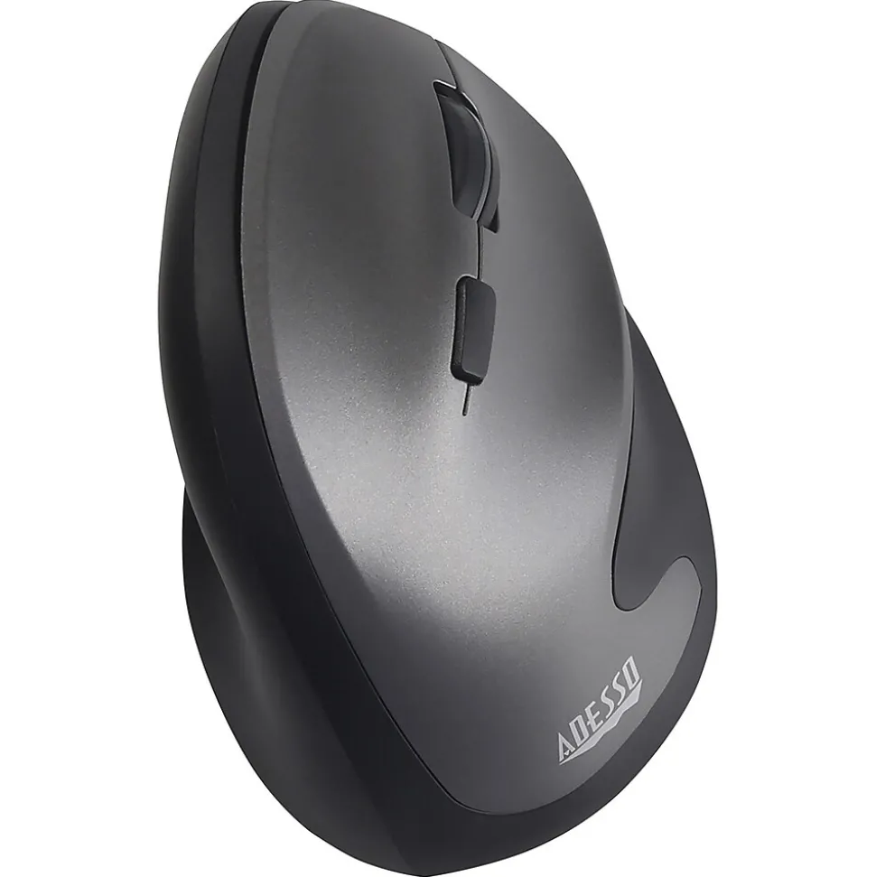 iMouse A20 Wireless Ergonomic Vertical Optical Mouse, Black | Adesso Store