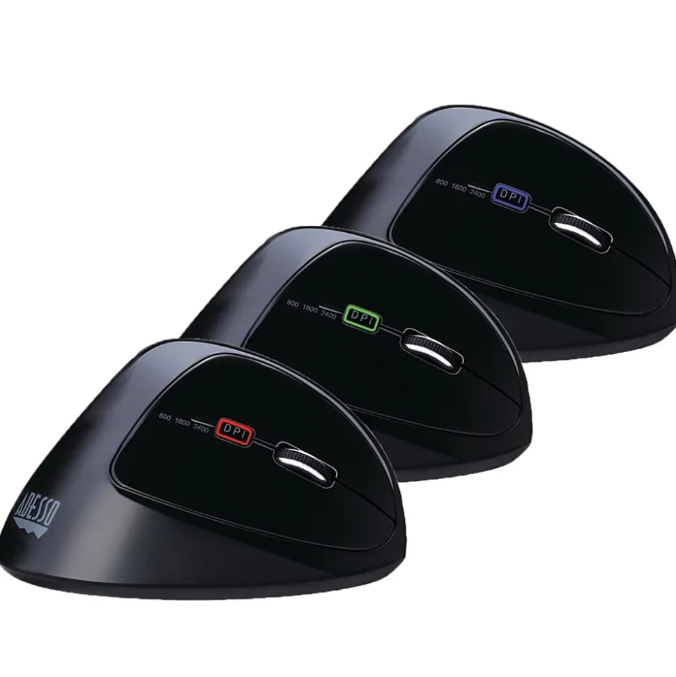 iMouse E30 Wireless Advanced Optical Mouse, Black | Adesso Best Sale