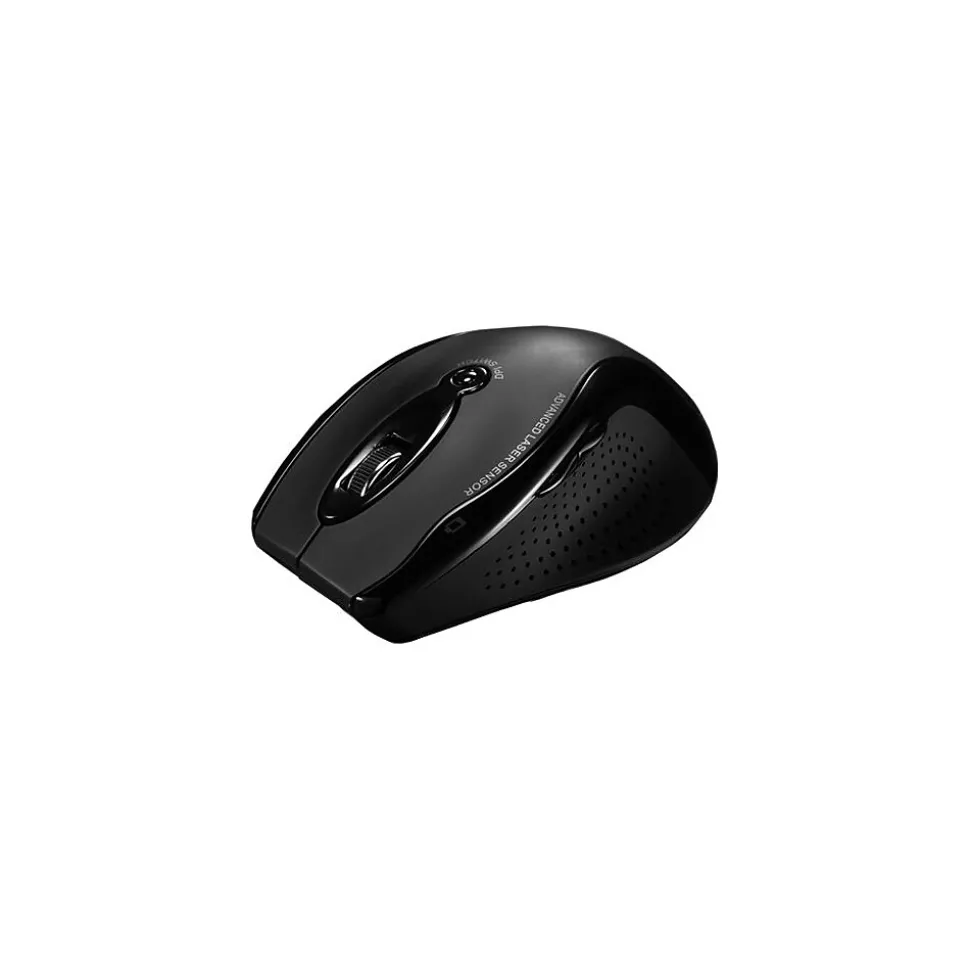 iMouse G25 Wireless Laser Sensor Mouse, Black | Adesso Flash Sale