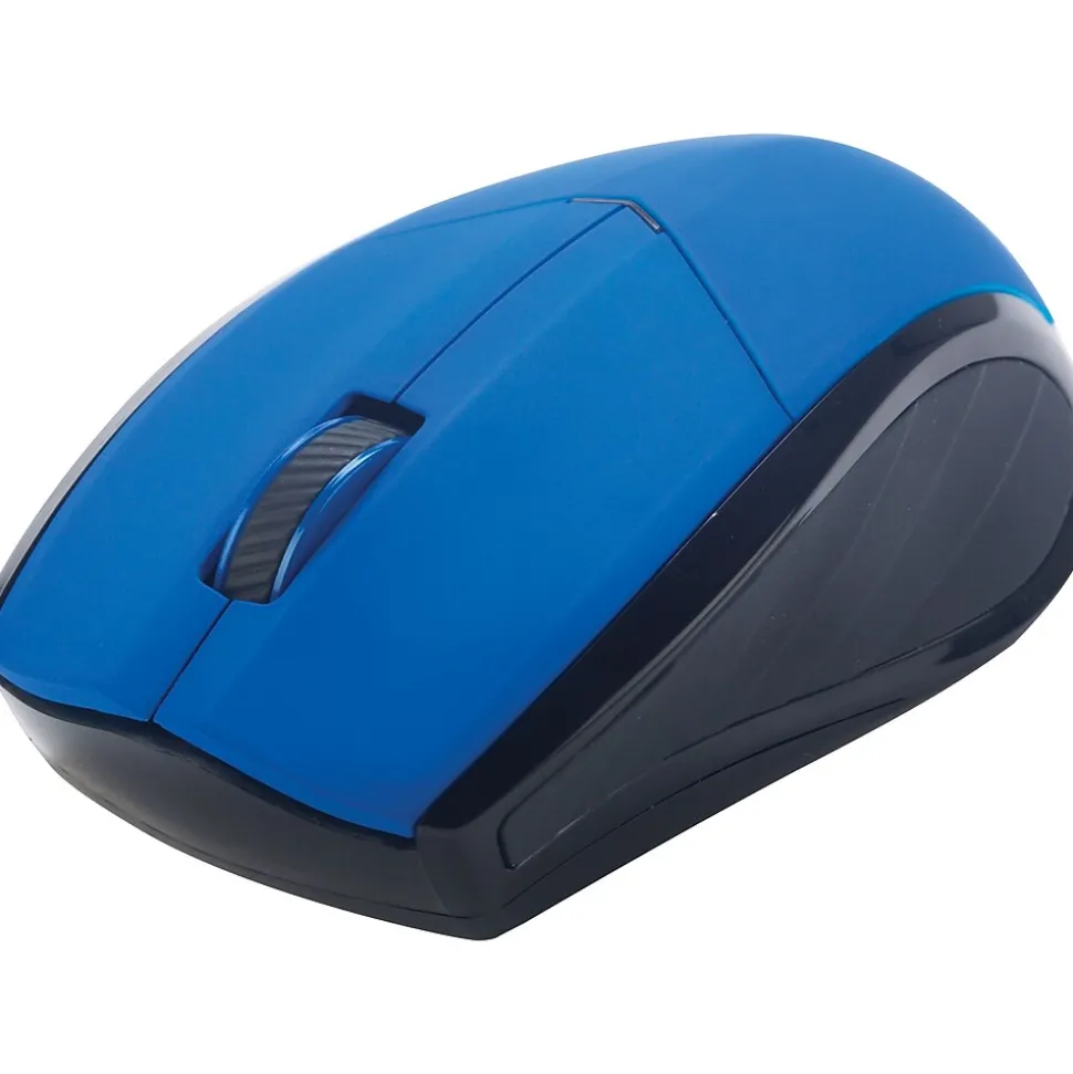 iMouse S50, 2.4GHz Wireless Mini Mouse, Blue | Adesso Outlet