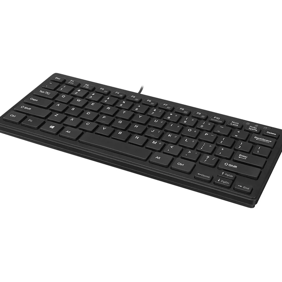 SlimTouch Mini Wired Gaming Keyboard, Black (AKB-111UB) | Adesso Best