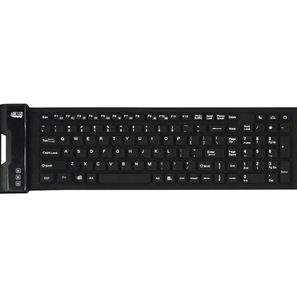 SlimTouch Wireless Keyboard, Black (AKB-222UB) | Adesso Fashion