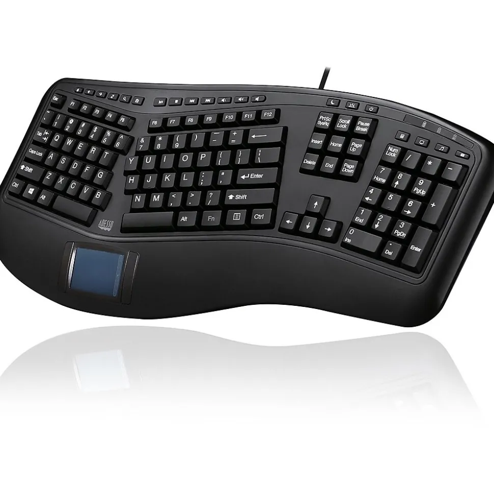 Tru-Form Wired Keyboard, Black (AKB-450UB) | Adesso Store