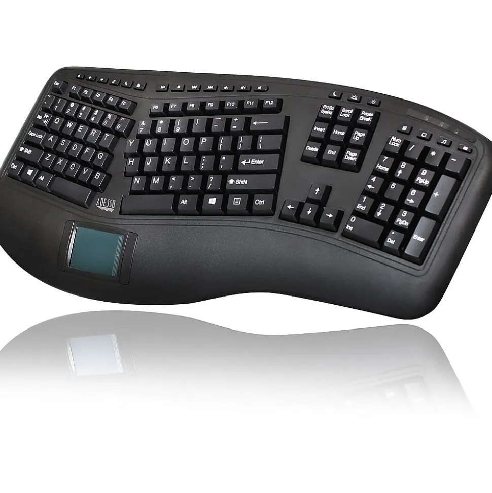 Tru-Form Wireless Keyboard, Black (WKB-4500UB) | Adesso Discount