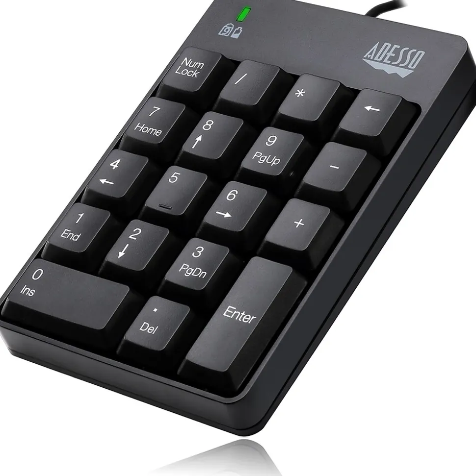 Wired Keypad, Black (AKB-601UB) | Adesso Fashion