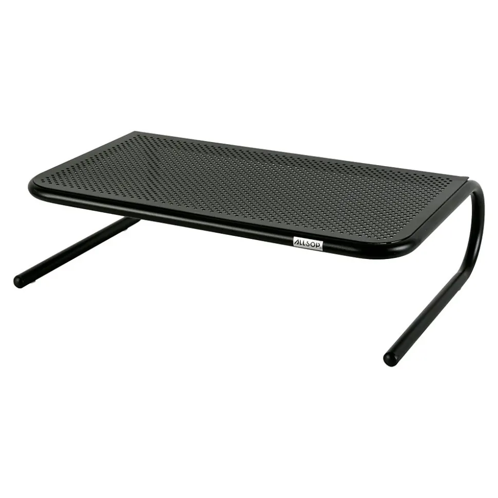Metal Art Monitor Stand, Holds Up to 50 lbs., Black (ASP30336) | Allsop Online
