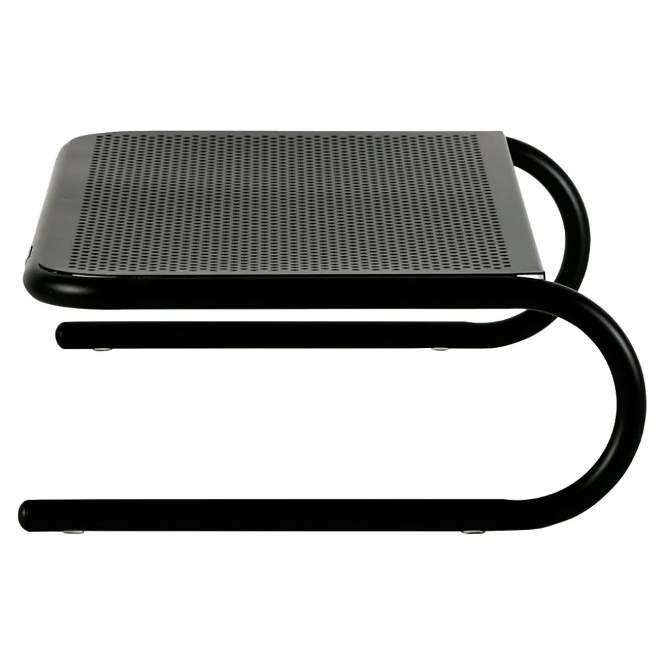 Metal Art Monitor Stand, Holds Up to 50 lbs., Black (ASP30336) | Allsop Online