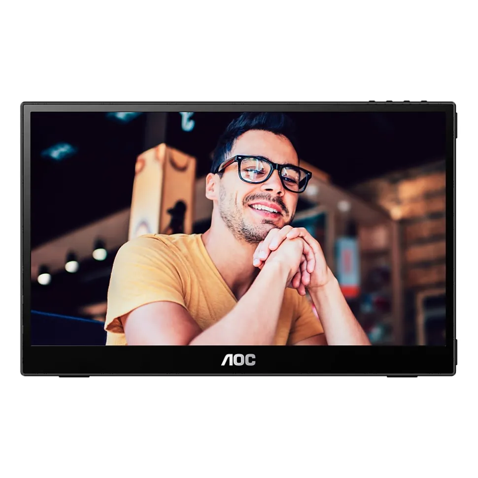 15.6" 60 Hz LCD Portable Monitor, Black (16T3E) | AOC Discount