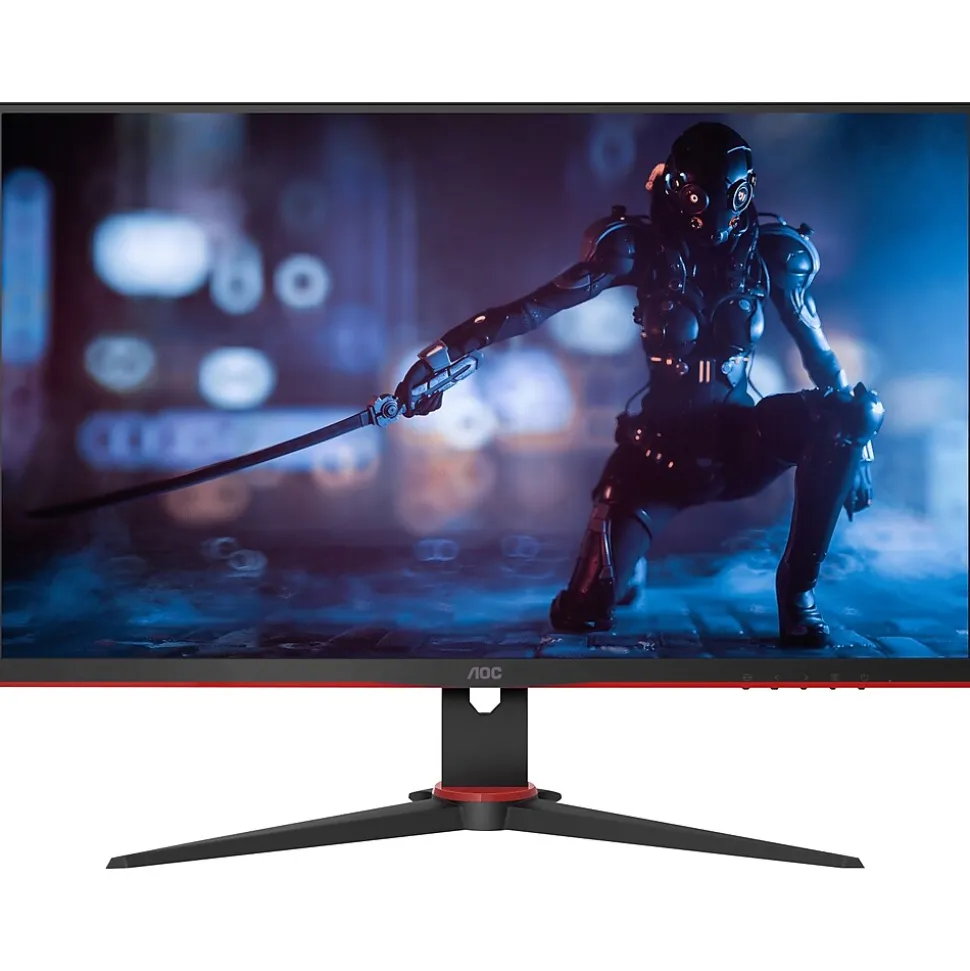 24" 165 Hz LED Gaming Monitor, Black/Red (24G2SE) | AOC New