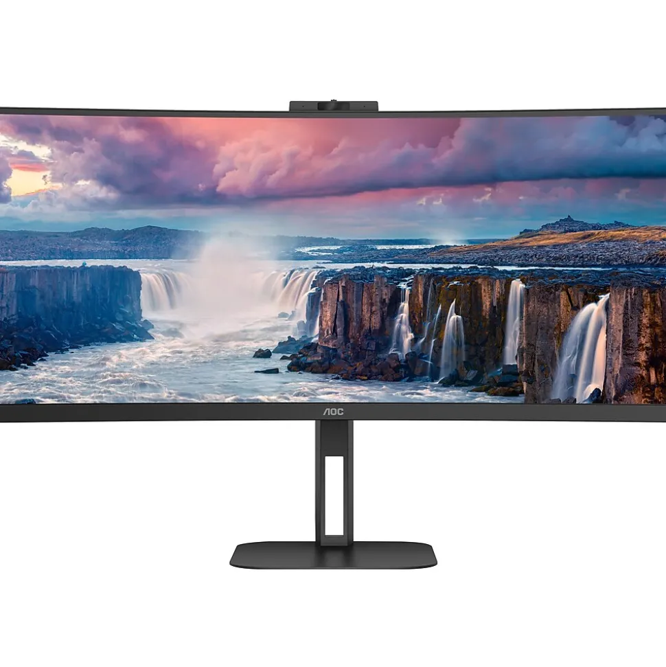 34" Curved 100 Hz LED Everyday Monitor, Black (CU34V5CW) | AOC Hot