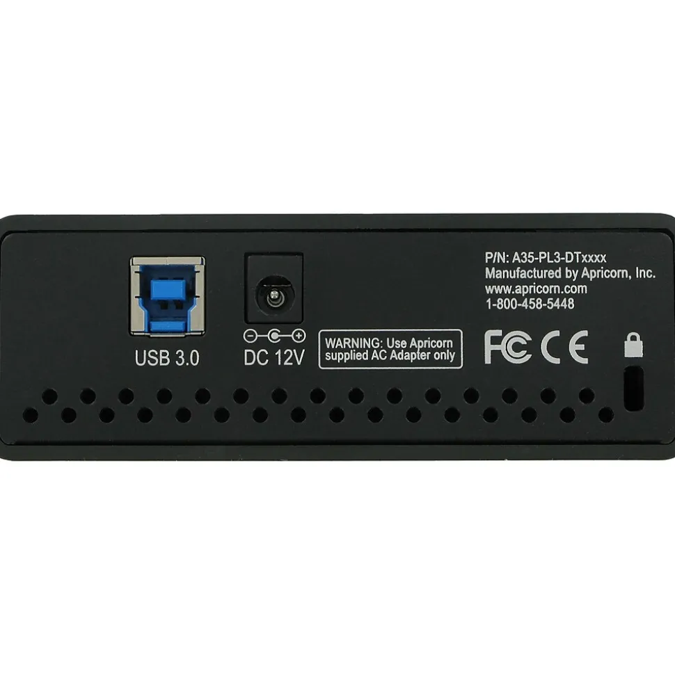 Aegis Padlock DT 10TB USB 3.0 External Hard Drive, Black (ADT-3PL256F-10TB) | Apricorn Online