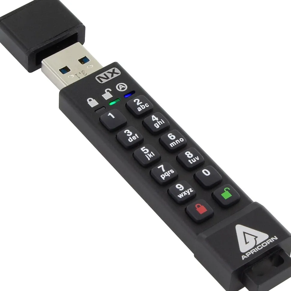 ASK3-NX 4GB USB 3.1 Type A Flash Drive, Black (ASK3-NX-4GB) | Apricorn Online