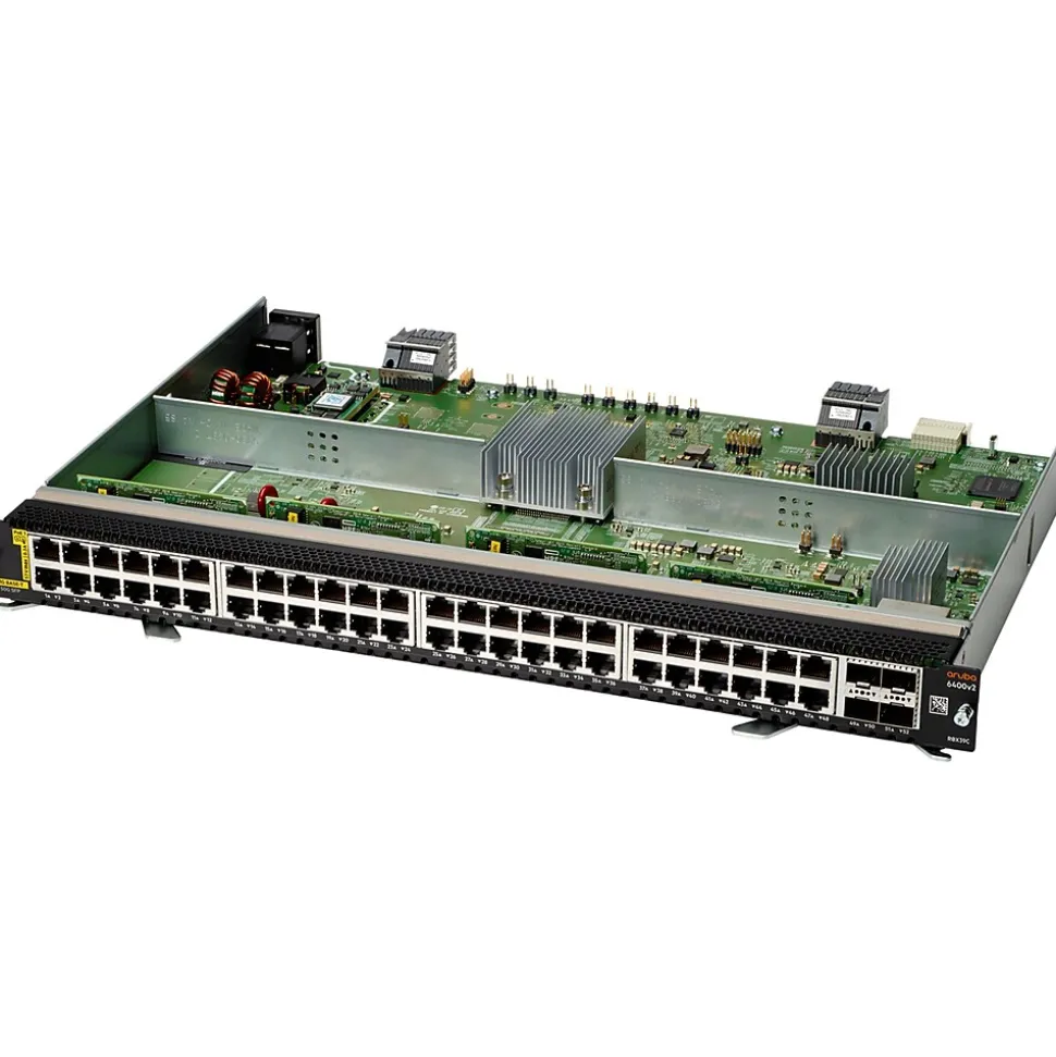 6400 48-port Gigabit PoE Line Module, Black (R0X38C) | Aruba Discount