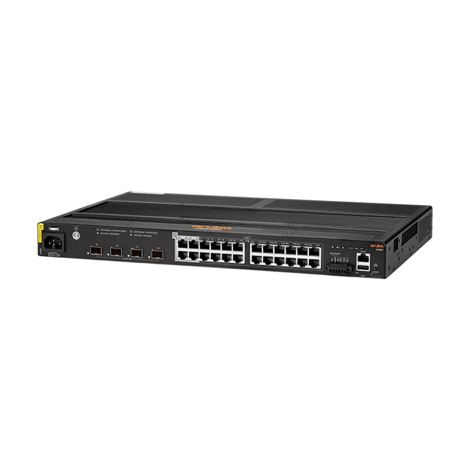 CX 4100i 24-Port Gigabit Ethernet Unmanaged Switch, Black (JL818A#ABA) | Aruba Best