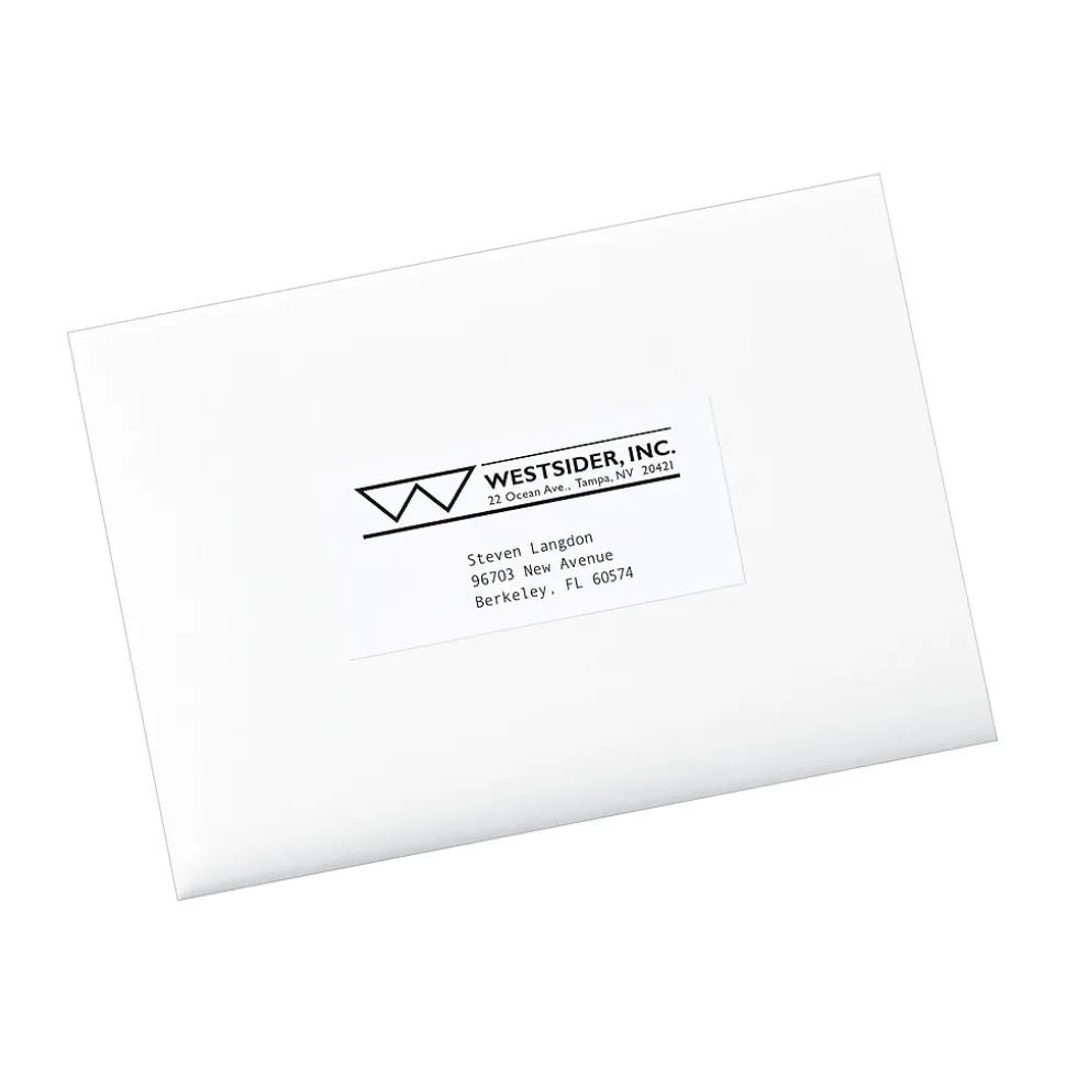 Copier Shipping Labels, 2" x 4-1/4", Matte White, 1000 Labels/Box (5352) | Avery Cheap