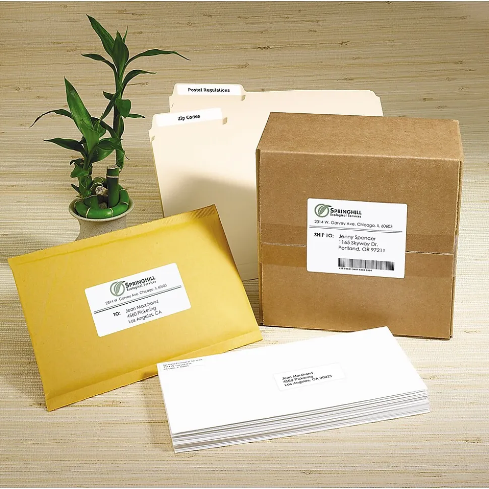 EcoFriendly Laser/Inkjet Address Labels, 1" x 2-5/8", White, 750 Labels/Pack (48160) | Avery Flash Sale