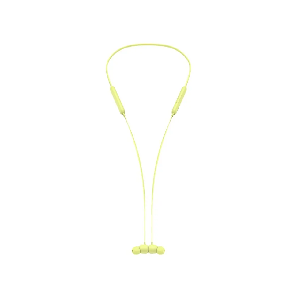By Dr. Dre Flex Wireless Earbuds Headphones, Bluetooth, Yuzu Yellow (MYMD2LL/A) | Beats Best