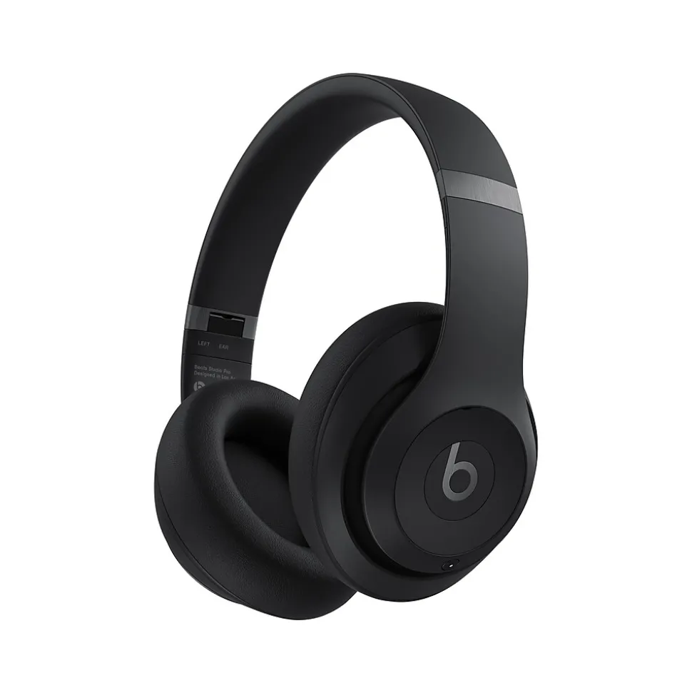 Studio Pro Wireless Active Noise Canceling Bluetooth Over-the-Ear Headset, USB-C, 3.5mm, Black (MQTP3LL/A) | Beats Best