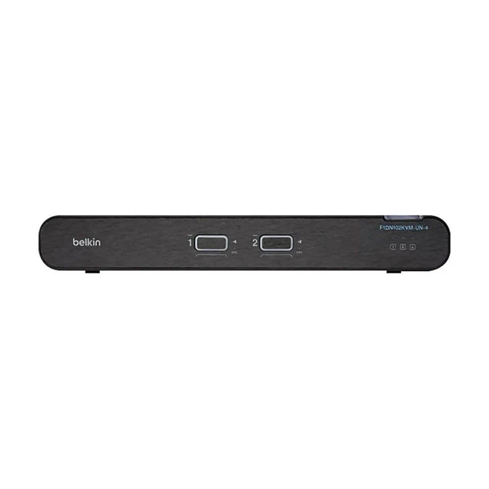 Universal 2nd Gen F1DN102KVM-UN-4 USB DisplayPort HDMI 2-Port Secure KVM Switch | Belkin Flash Sale
