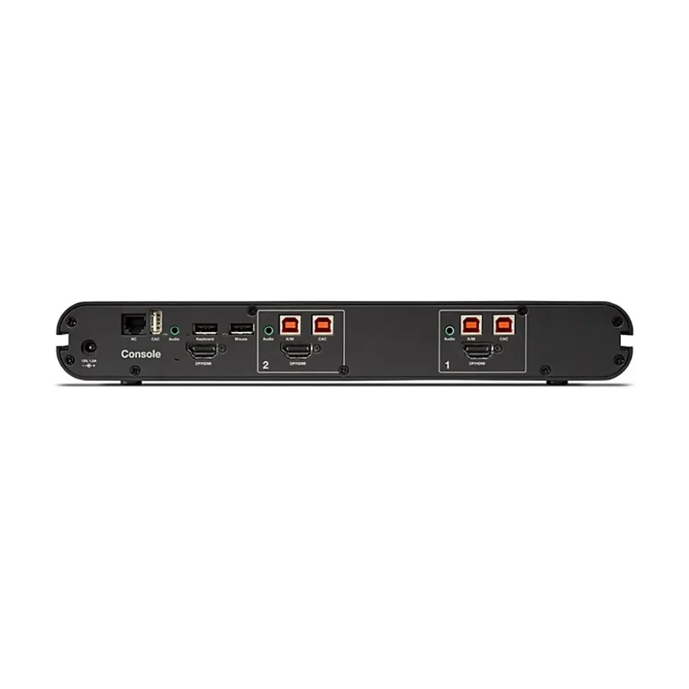 Universal 2nd Gen F1DN102KVM-UN-4 USB DisplayPort HDMI 2-Port Secure KVM Switch | Belkin Flash Sale