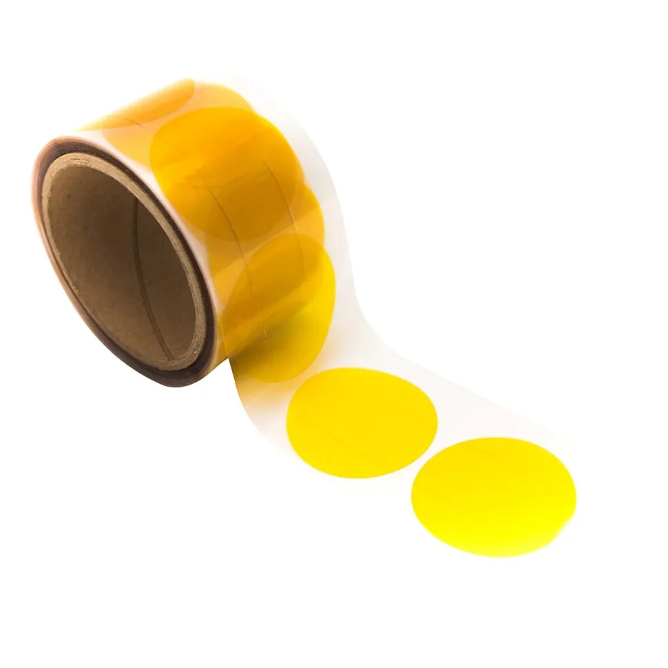 Masking Disks, 2"Dia, Amber, 250/Roll (PPD-2) | Bertech Clearance