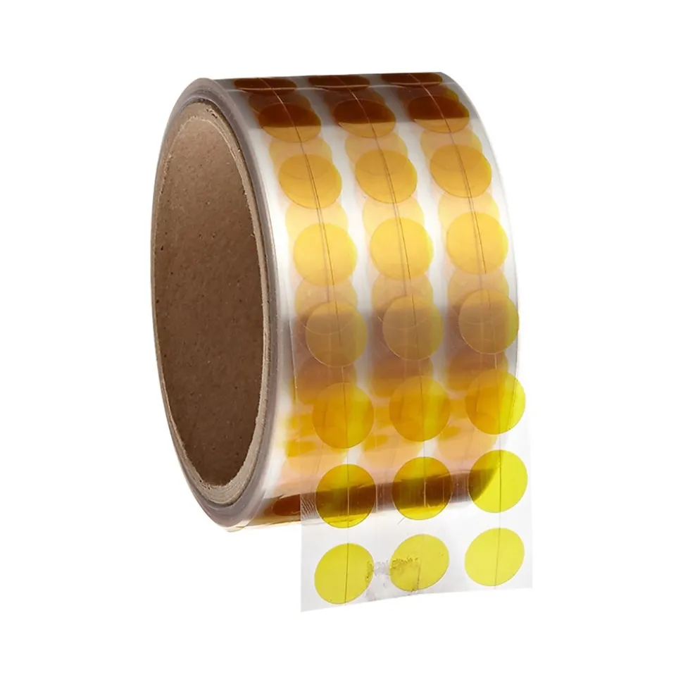 Masking Disks, 0.5"W x 0.01 yds. L, Amber, 2000/Roll (PPD-1/2) | Bertech Best