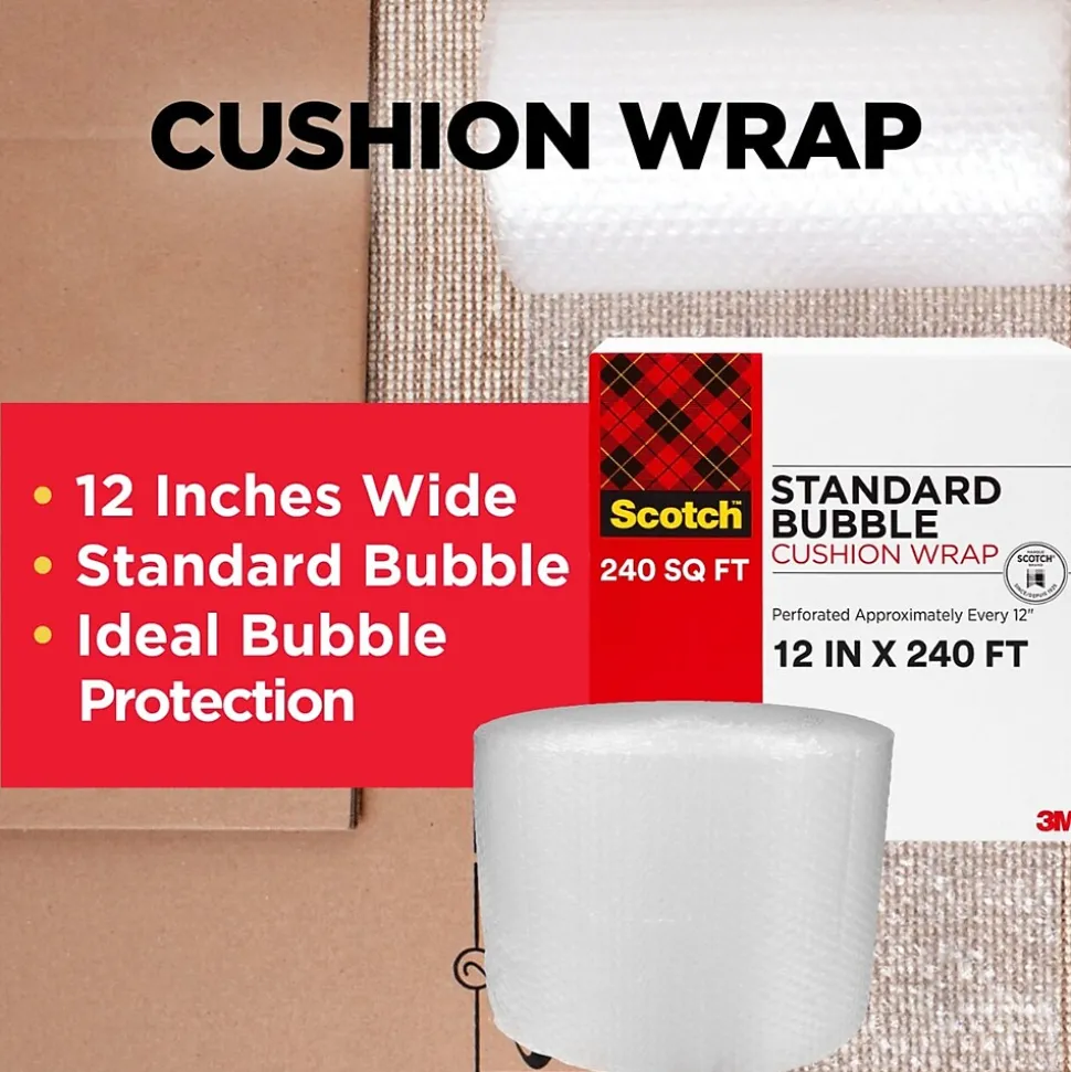 3/16" Bubble Roll, 12" x 10' (7920-ESF) | Scotch Best