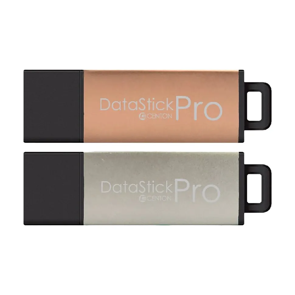 DataStick Pro 128GB USB 3.1 Type-A Flash Drives, Assorted Colors, 2/Pack (C1-U3.1P17-128G-2) | Centon Outlet