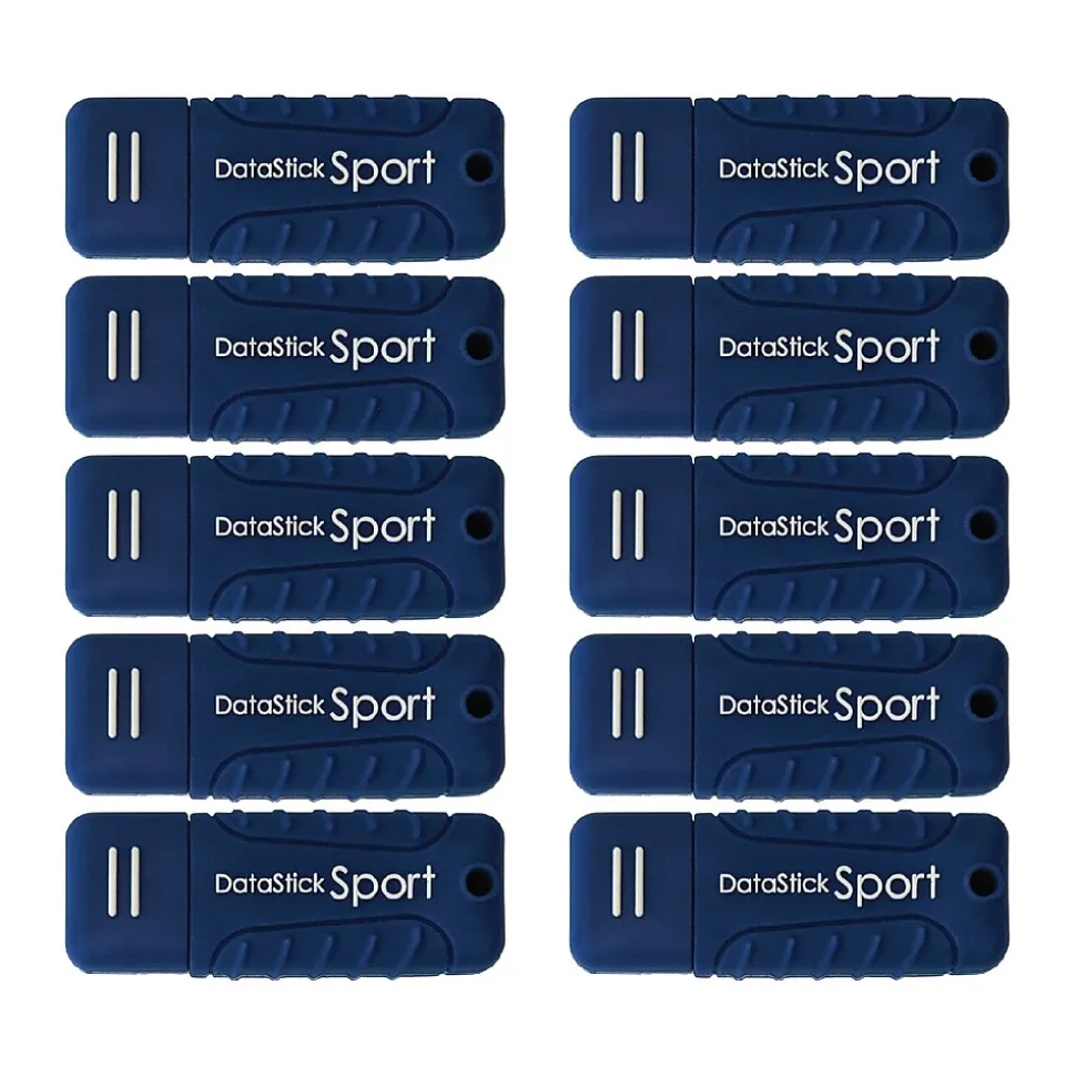 DataStick Sport 64GB USB 3.0 Type A Flash Drive, Blue (S1-U3W2-64G-10B) | Centon Fashion