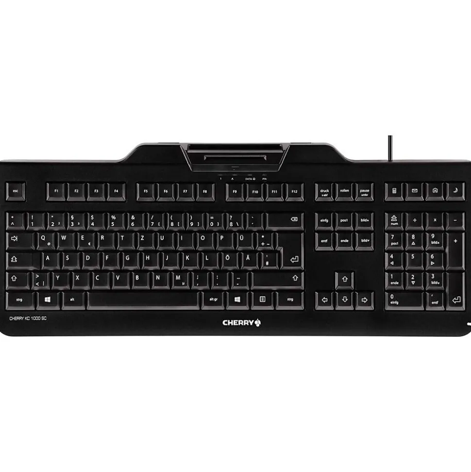 KC 1000 SC Wired Keyboard, Black (JK-A0100EU-2) | Cherry Fashion