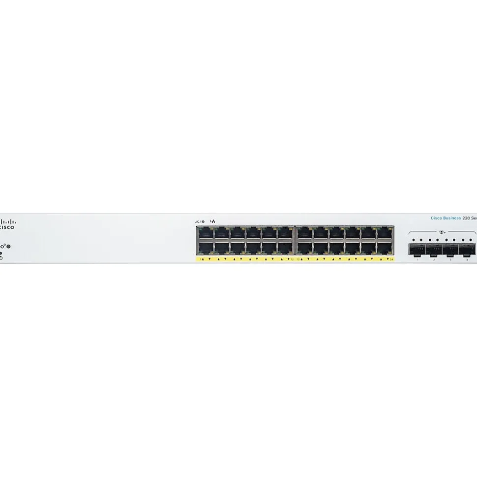 220 24-Port Gigabit Ethernet Managed Switch, Silver (CBS22024FP4XNA) | Cisco Cheap