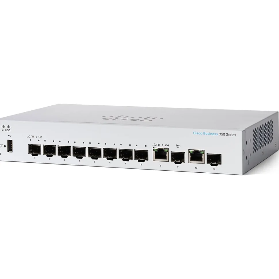 350 8-Port Gigabit Ethernet Managed Switch, Silver (CBS3508SE2GNA) | Cisco Best