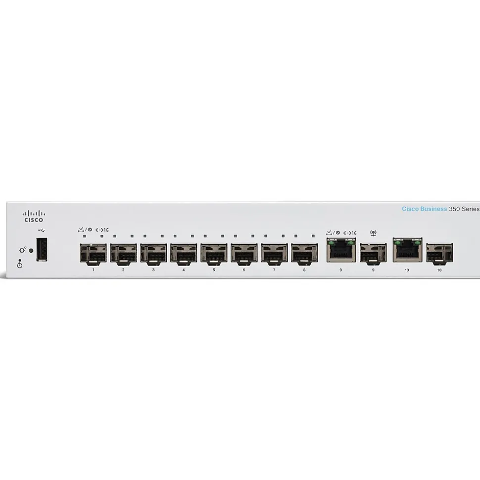 350 8-Port Gigabit Ethernet Managed Switch, Silver (CBS3508SE2GNA) | Cisco Best