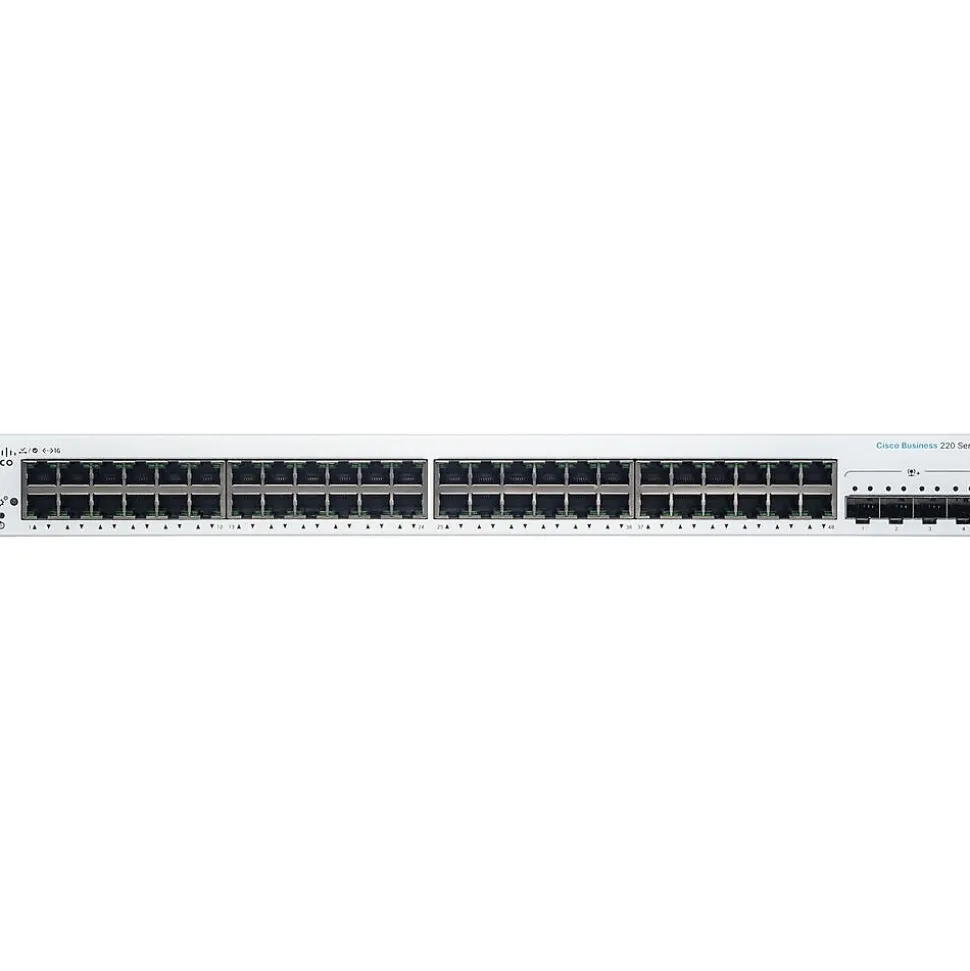 220 48-Port Gigabit Ethernet Managed Switch, Silver (CBS22048T4XNA) | Cisco Cheap