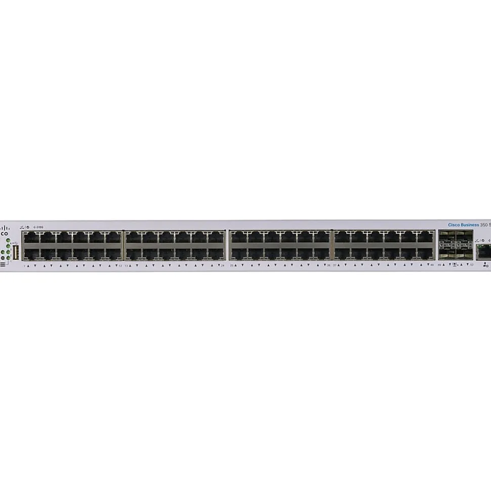 350 48-Port Gigabit Ethernet Managed Switch, Silver (CBS35048XT4XNA) | Cisco Hot