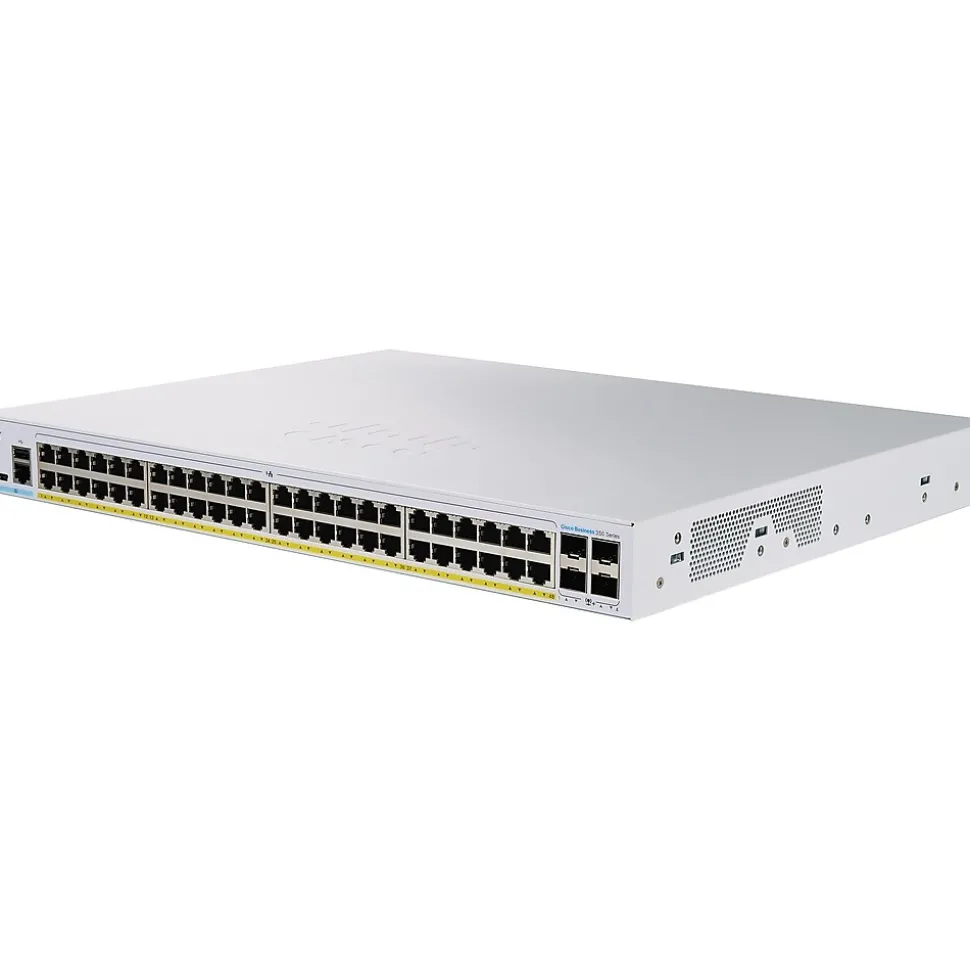 Business 350 Series 52-Port Gigabit Ethernet Managed Switch, Silver (CBS350-48FP-4G-NA) | Cisco Best