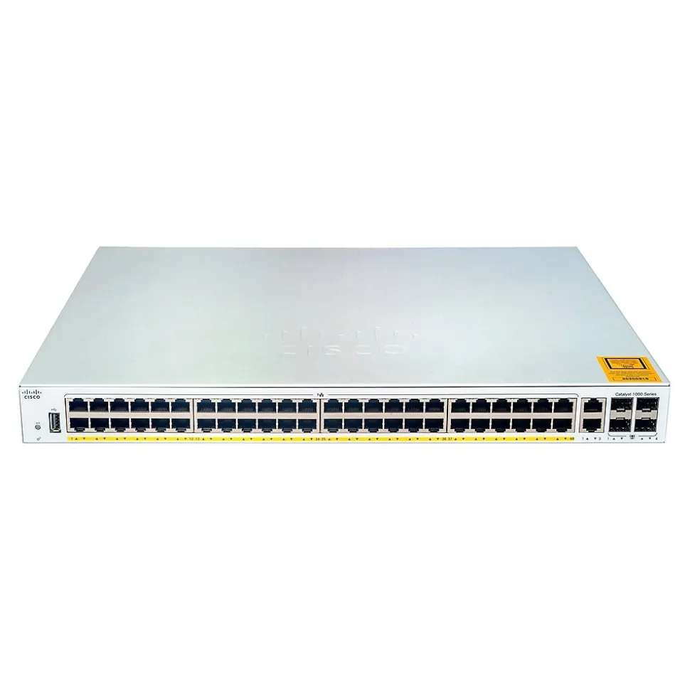 Catalyst 1000 Series 48-Port Gigabit Ethernet Managed Switch, 10/100/1000 Mbps (C1000-48P-4G-L) | Cisco Outlet