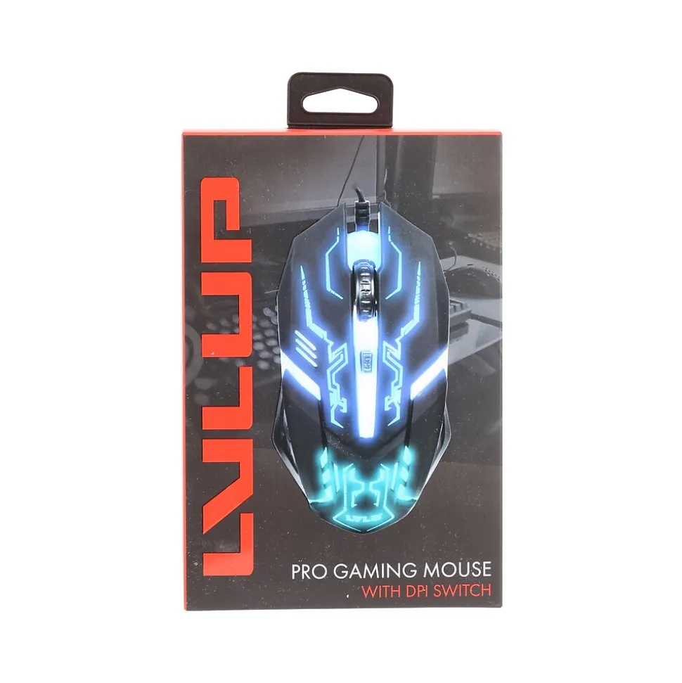 Civitar LVLUP LU737 Gaming Optical Mouse, Black | Vivitar Cheap