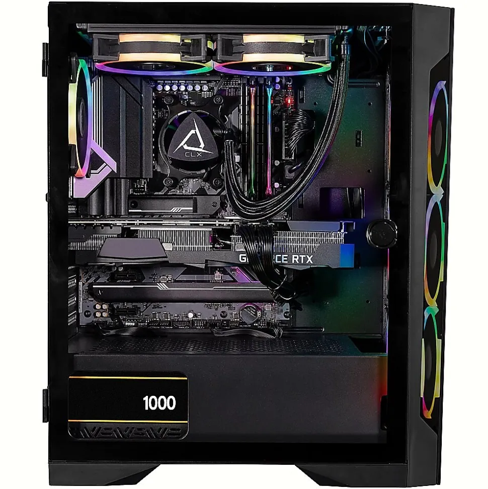 SET TGMSETRTM2A00BM Gaming Desktop Computer, AMD Ryzen 7 7700X, 32GB Memory, 1TB SSD, 4TB HDD | CLX Online
