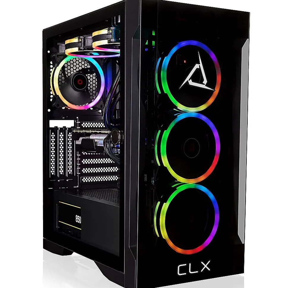 SET TGMSETRTU2B02BM Gaming Desktop Computer, AMD Ryzen 9 7900X, 32GB Memory, 1TB SSD, 4TB HDD | CLX Cheap