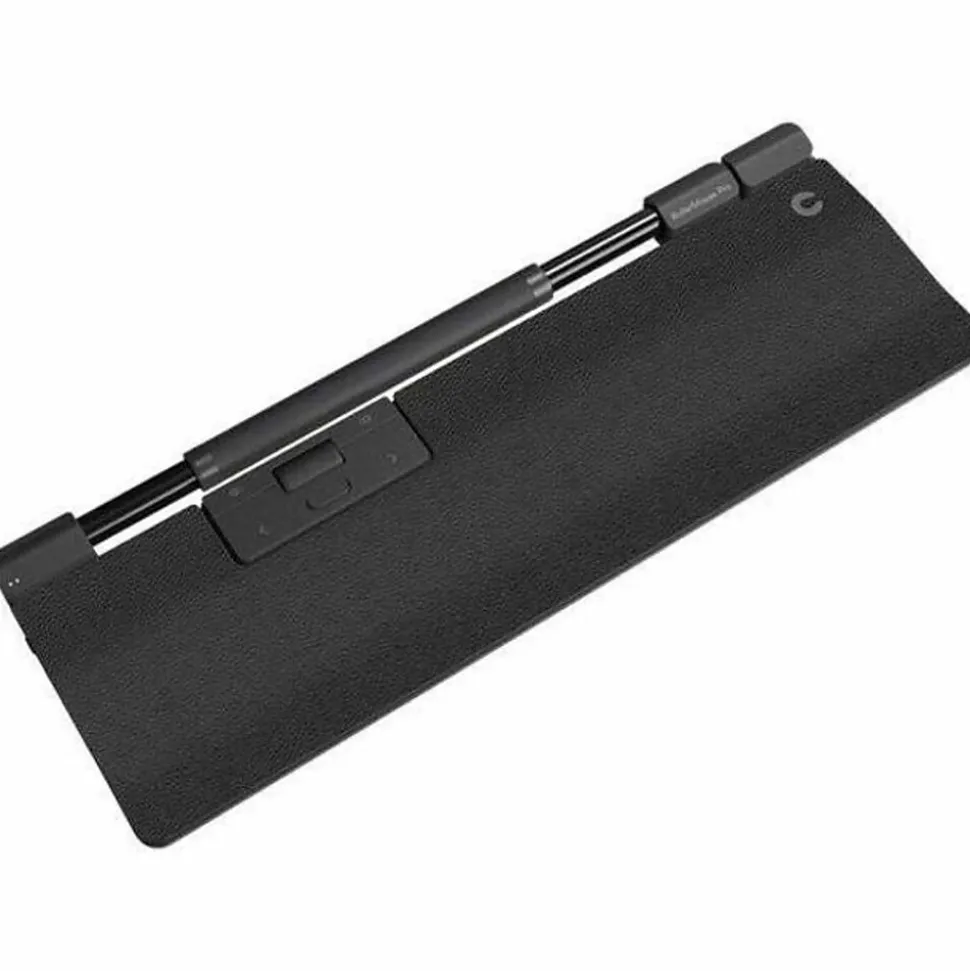 RollerMouse Pro Vegan Leather Extended Wrist Rest, Wired, Black (CDRMPRO20310) | Contour Design Outlet