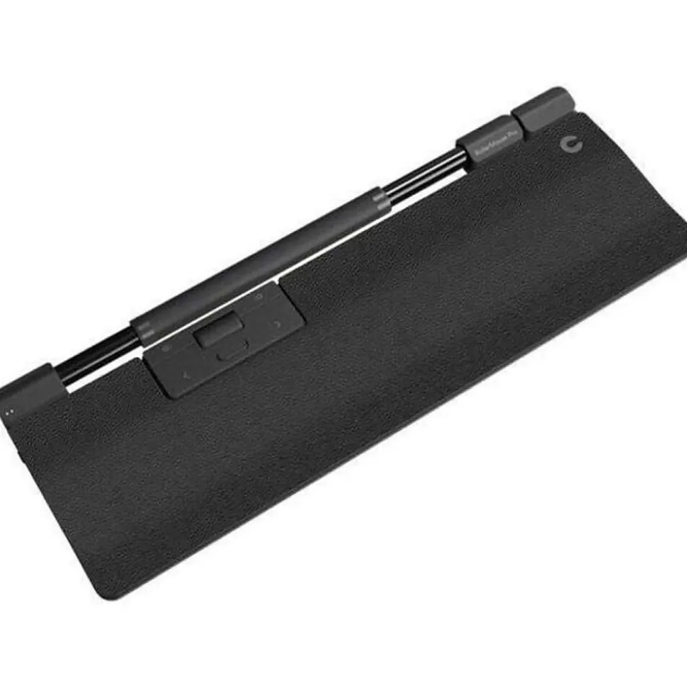 RollerMouse Pro Vegan Leather Extended Wrist Rest, Wireless, Black (CDRMPRO10310) | Contour Design Clearance
