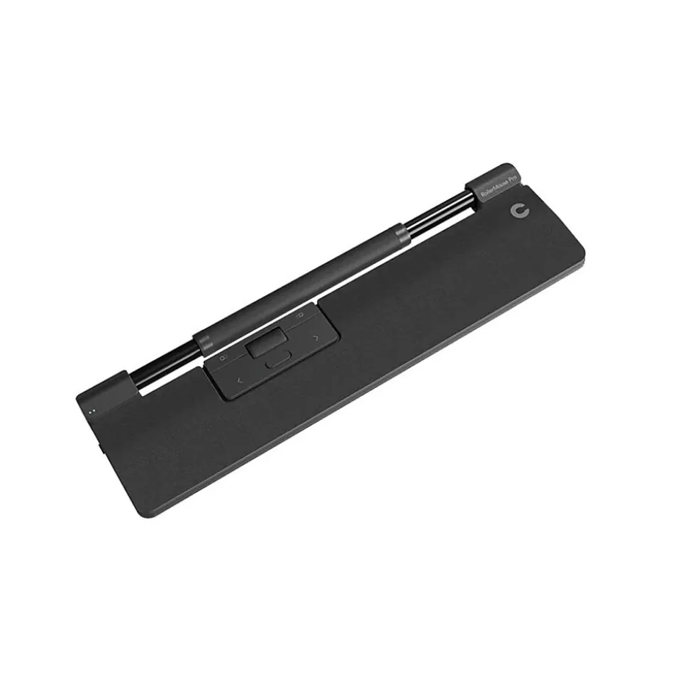 RollerMouse Pro Vegan Leather Slim Wrist Rest, Wireless, Black (CDRMPRO10110) | Contour Design Store