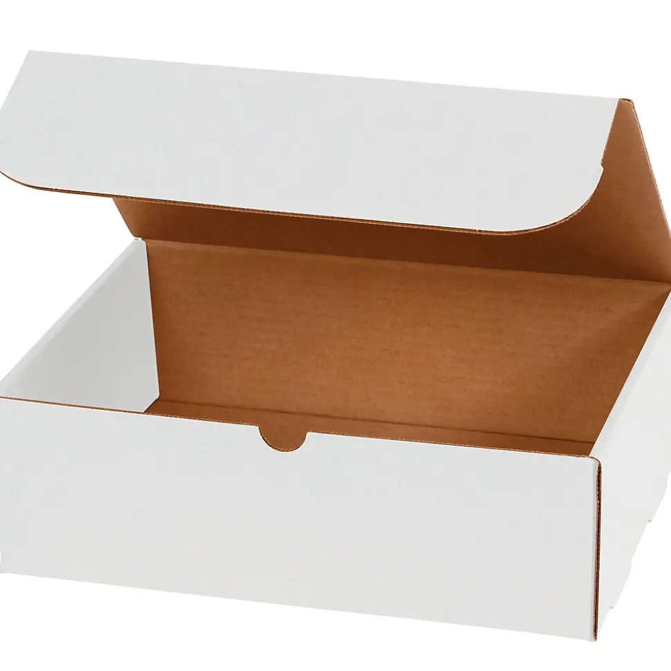 Corrugated Mailers, 10" x 7" x 6", White, 50/Bundle (M1076) | Partners Brand Best Sale