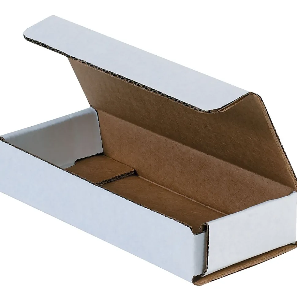 Corrugated Mailers, 11" x 8" x 2", White, 50/Bundle (M1182R) | Partners Brand Clearance